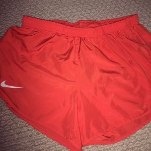Orange Nike Shorts- Size Small